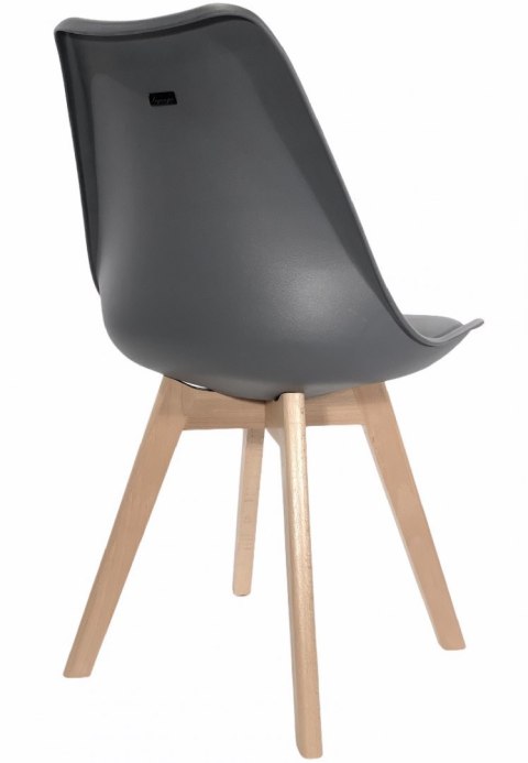 Krzesło skandynawskie MONZA DARK GREY II GATUNEK Lugano Krzesło skandynawskie MONZA DARK GREY II GATUNEK Lugano