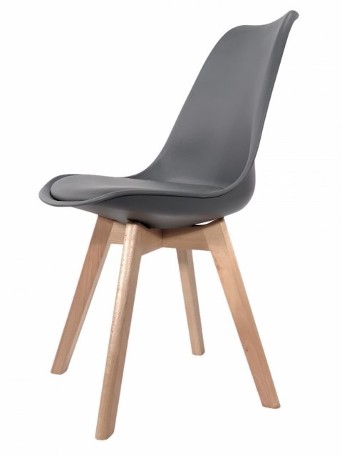 Krzesło skandynawskie MONZA DARK GREY Pro Lugano Krzesło skandynawskie MONZA DARK GREY Pro Lugano