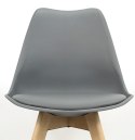 Krzesło skandynawskie MONZA DARK GREY Pro Lugano