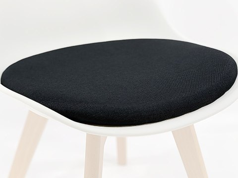 Krzesło skandynawskie MONZA LIGHT GREY - Black Fabric II Lugano Krzesło skandynawskie MONZA LIGHT GREY - Black Fabric II Lugano