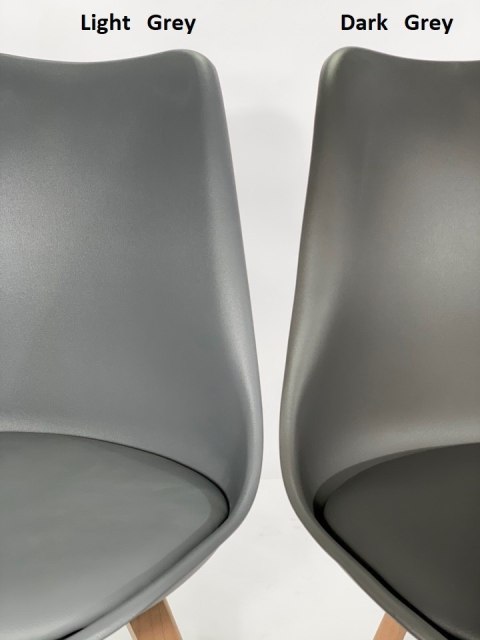 Krzesło skandynawskie MONZA LIGHT GREY PU Lugano Krzesło skandynawskie MONZA LIGHT GREY PU Lugano