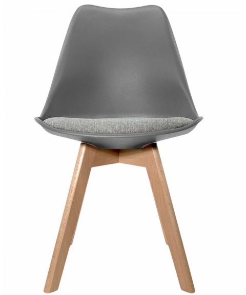 Krzesło skandynawskie MONZA LIGHT GREY Pro - Grey Fabric V Lugano Krzesło skandynawskie MONZA LIGHT GREY Pro - Grey Fabric V Lugano