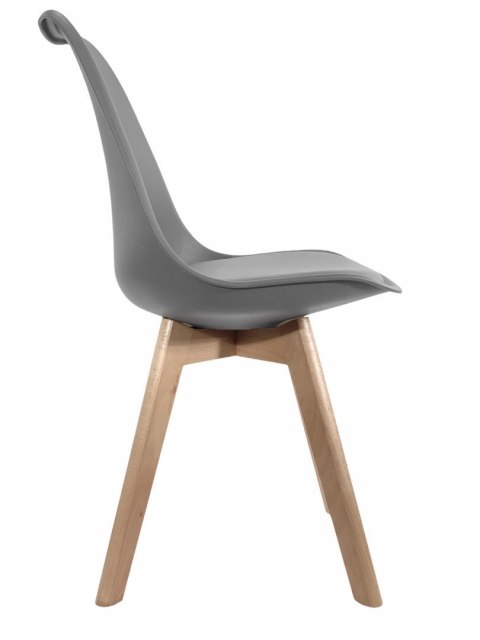 Krzesło skandynawskie MONZA LIGHT GREY Pro Lugano Krzesło skandynawskie MONZA LIGHT GREY Pro Lugano
