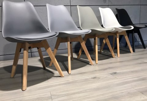Krzesło skandynawskie MONZA LIGHT GREY Pro Lugano Krzesło skandynawskie MONZA LIGHT GREY Pro Lugano