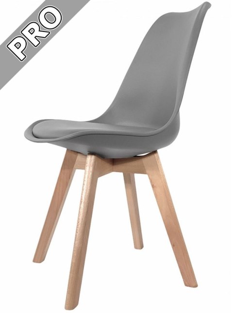Krzesło skandynawskie MONZA LIGHT GREY Pro Lugano Krzesło skandynawskie MONZA LIGHT GREY Pro Lugano
