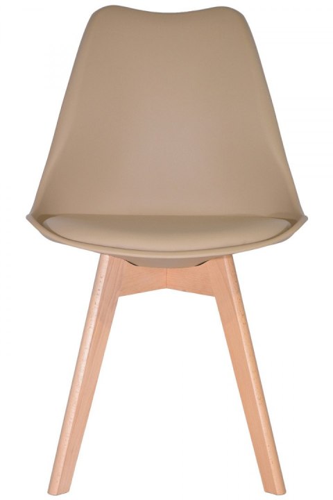Krzesło skandynawskie MONZA BEIGE PU Lugano Krzesło skandynawskie MONZA BEIGE PU Lugano