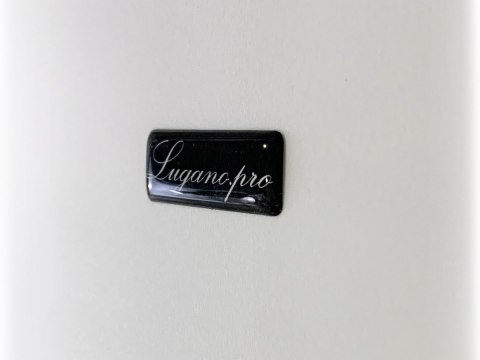 Krzesło skandynawskie MONZA WHITE - Black Fabric II Lugano Krzesło skandynawskie MONZA WHITE - Black Fabric II Lugano