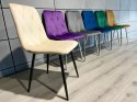 Krzesło tapicerowane BORGO VELVET BEIGE Lugano