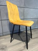 Krzesło tapicerowane BORGO VELVET MUSTARD Lugano