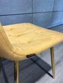 Krzesło tapicerowane BORGO VELVET MUSTARD Lugano