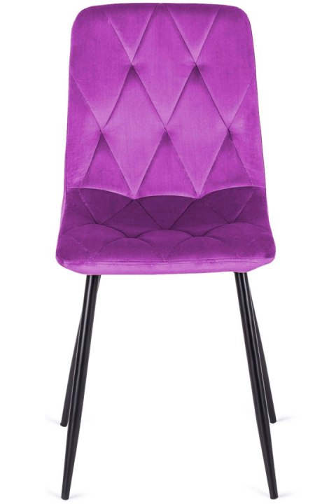 Krzesło tapicerowane BORGO VELVET PURPLE II GATUNEK Lugano Krzesło tapicerowane BORGO VELVET PURPLE II GATUNEK Lugano
