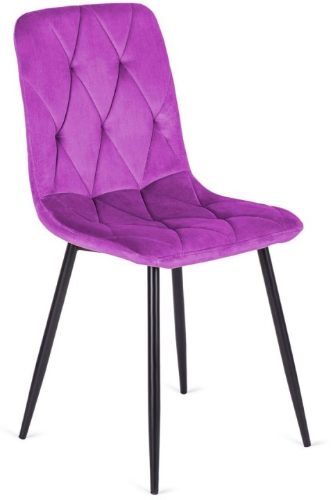 Krzesło tapicerowane BORGO VELVET PURPLE II GATUNEK Lugano Krzesło tapicerowane BORGO VELVET PURPLE II GATUNEK Lugano