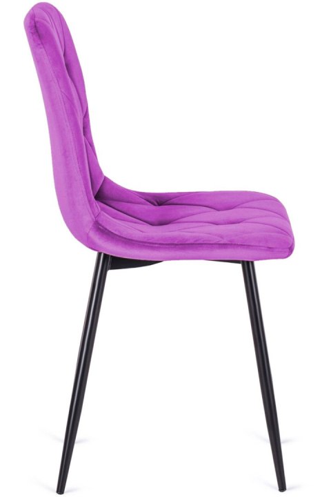 Krzesło tapicerowane BORGO VELVET PURPLE II GATUNEK Lugano Krzesło tapicerowane BORGO VELVET PURPLE II GATUNEK Lugano