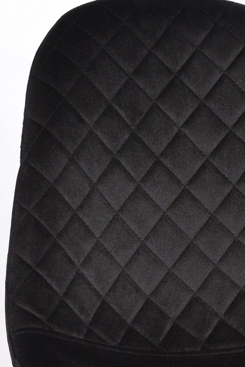 Krzesło tapicerowane CARO VELVET BLACK Lugano Krzesło tapicerowane CARO VELVET BLACK Lugano