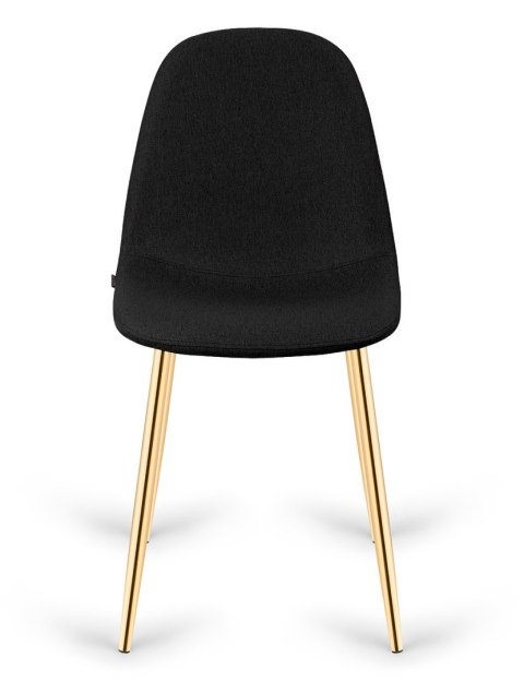 Krzesło tapicerowane GIULIA BLACK FABRIC GOLD Lugano Krzesło tapicerowane GIULIA BLACK FABRIC GOLD Lugano