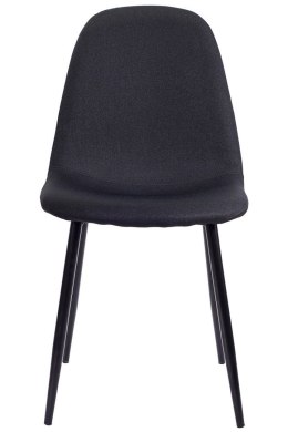 Krzesło tapicerowane GIULIA BLACK FABRIC II GATUNEK Lugano