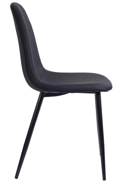 Krzesło tapicerowane GIULIA BLACK FABRIC II GATUNEK Lugano Krzesło tapicerowane GIULIA BLACK FABRIC II GATUNEK Lugano