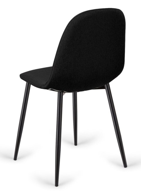 Krzesło tapicerowane GIULIA BLACK FABRIC Lugano Krzesło tapicerowane GIULIA BLACK FABRIC Lugano
