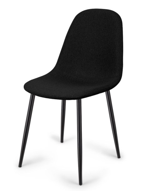 Krzesło tapicerowane GIULIA BLACK FABRIC Lugano Krzesło tapicerowane GIULIA BLACK FABRIC Lugano