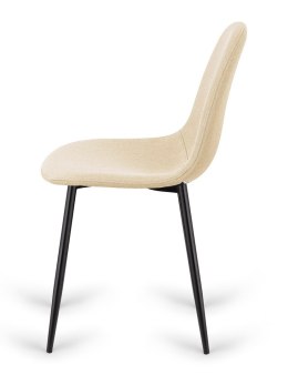 Krzesło tapicerowane GIULIA CREAM FABRIC Lugano