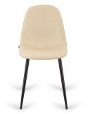 Krzesło tapicerowane GIULIA CREAM FABRIC Lugano