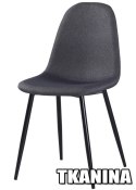 Krzesło tapicerowane GIULIA FABRIC DARK GREY Lugano