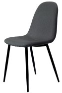 Krzesło tapicerowane GIULIA FABRIC DARK GREY Lugano