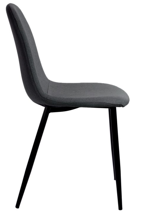 Krzesło tapicerowane GIULIA FABRIC DARK GREY Lugano Krzesło tapicerowane GIULIA FABRIC DARK GREY Lugano