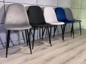 Krzesło tapicerowane GIULIA FABRIC DARK GREY Lugano