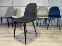 Krzesło tapicerowane GIULIA FABRIC DARK GREY Lugano