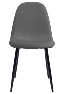 Krzesło tapicerowane GIULIA FABRIC LIGHT GREY Lugano