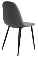 Krzesło tapicerowane GIULIA FABRIC LIGHT GREY Lugano