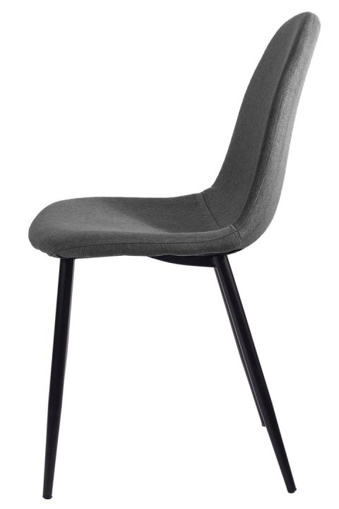 Krzesło tapicerowane GIULIA FABRIC LIGHT GREY Lugano Krzesło tapicerowane GIULIA FABRIC LIGHT GREY Lugano