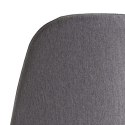 Krzesło tapicerowane GIULIA FABRIC LIGHT GREY Lugano