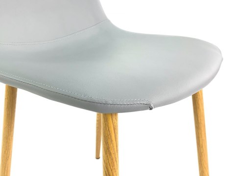 Krzesło tapicerowane GIULIA GREY PU II GATUNEK Lugano Krzesło tapicerowane GIULIA GREY PU II GATUNEK Lugano