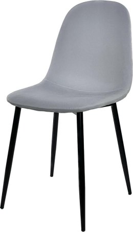Krzesło tapicerowane GIULIA GREY PU Lugano