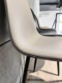 Krzesło tapicerowane GIULIA GREY PU Lugano