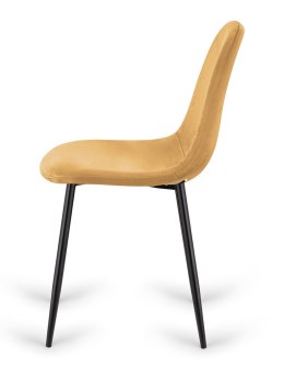 Krzesło tapicerowane GIULIA HONEY VELVET Lugano