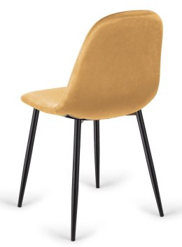 Krzesło tapicerowane GIULIA HONEY VELVET Lugano