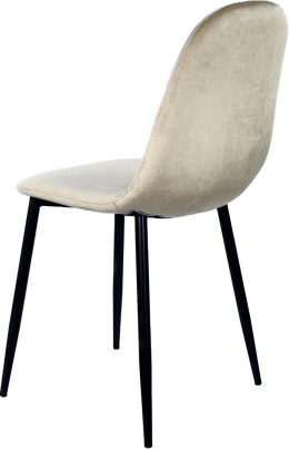 Krzesło tapicerowane GIULIA IVORY VELVET II GATUNEK Lugano