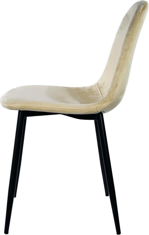 Krzesło tapicerowane GIULIA IVORY VELVET II GATUNEK Lugano Krzesło tapicerowane GIULIA IVORY VELVET II GATUNEK Lugano