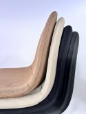Krzesło tapicerowane GIULIA LATTE FABRIC GOLD Lugano
