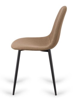 Krzesło tapicerowane GIULIA LATTE FABRIC Lugano