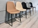 Krzesło tapicerowane GIULIA LATTE FABRIC Lugano