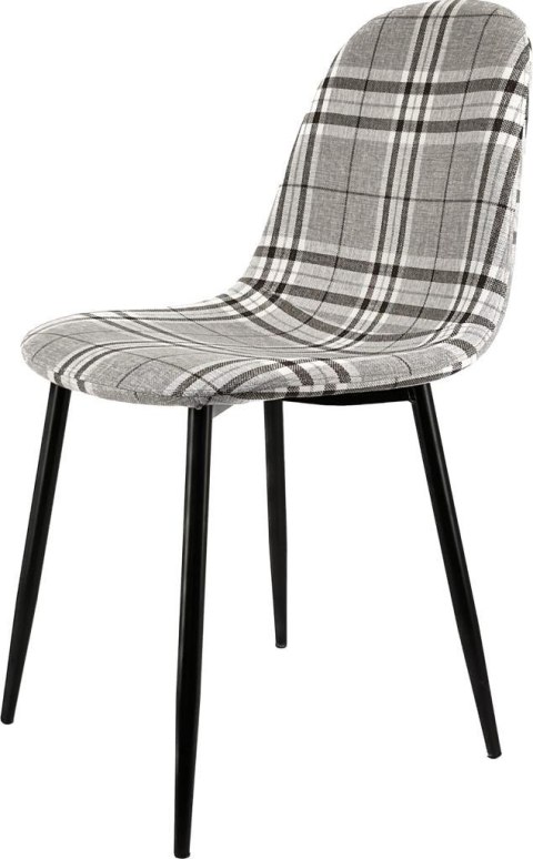 Krzesło tapicerowane GIULIA SCOTLAND GREY Lugano Krzesło tapicerowane GIULIA SCOTLAND GREY Lugano