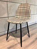 Krzesło tapicerowane GIULIA SCOTLAND GREY Lugano