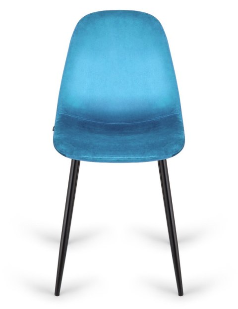 Krzesło tapicerowane GIULIA SEA BLUE VELVET II GATUNEK Lugano Krzesło tapicerowane GIULIA SEA BLUE VELVET II GATUNEK Lugano