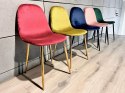 Krzesło tapicerowane GIULIA VELVET BURGUNDY GOLD II GATUNEK Lugano