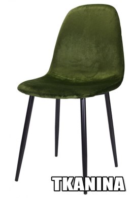 Krzesło tapicerowane GIULIA VELVET KHAKI Lugano