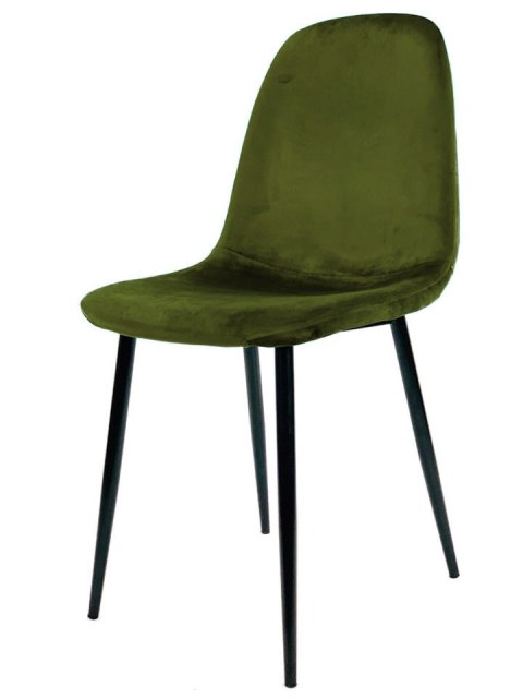 Krzesło tapicerowane GIULIA VELVET KHAKI Lugano Krzesło tapicerowane GIULIA VELVET KHAKI Lugano